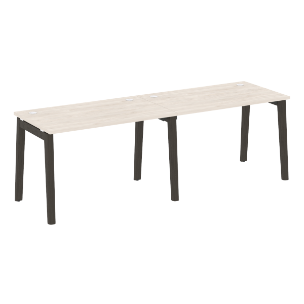 Рабочая станция на деревянных опорах Onix Wood OW.RS-2.2.7 2360x720x750