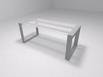 Стол руководителя, столешница стекло Brix BR.00.05 1800x750x800