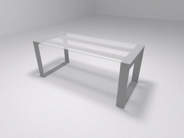 Стол руководителя, столешница стекло Brix BR.00.07 2000x750x1000 (СтеклоСерый)