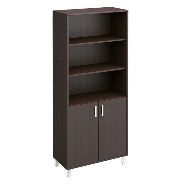 Шкаф для документов двери ДСП без замка + ниши Борн B 430-821 900x450x2074 (Венге)