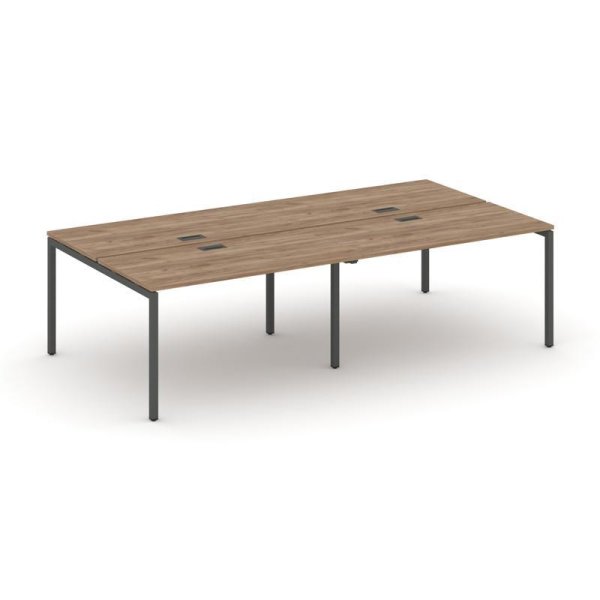 Рабочая станция 2-х сторонняя SN-4P.DRS-044 (3160х1432х750) (Дуб Табак/Металл Антрацит)