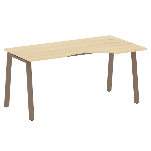 Стол криволинейный правый Metal System Style БА.СА-1 Пр 1600x900x750