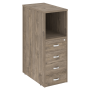 Тумба 4 ящика завершающая, левая Onix O.R-TV-4L 436x767x1185
