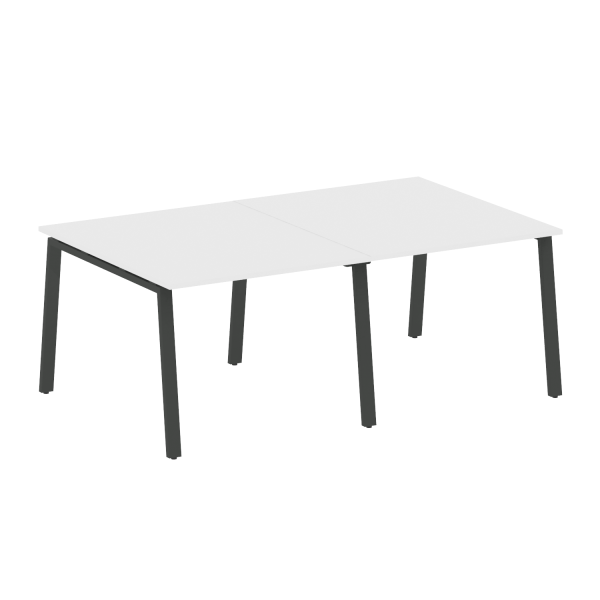 Стол для переговоров (2 столешницы) на А-образном м/к Metal System Style БА.ПРГ-2.1 2000x1235x750