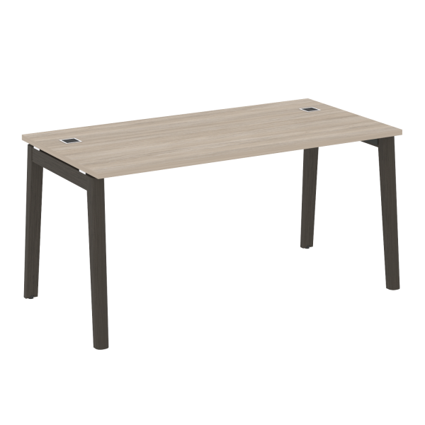 Стол руководителя на деревянных опорах Onix Wood Direct OW.SRR-4.8 1580x800x750