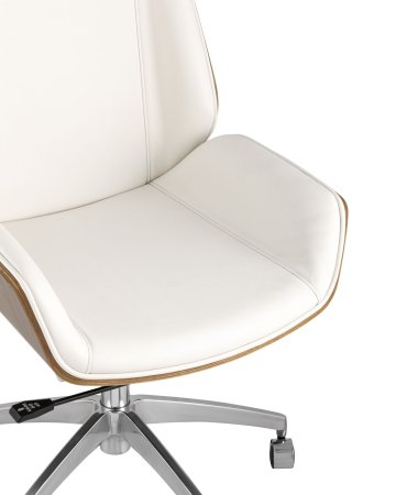 Кресло офисное TopChairs Crown бежевое (Компьютерное кресло Crown бежевый)